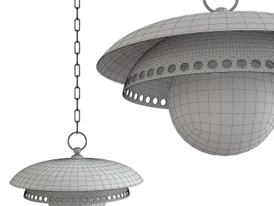 Herkimer Pendant Light Low-poly 3D model