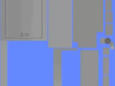 PixelBunker - Stylized Low Poly Props with Pixel Art Textures Low-poly 3D model