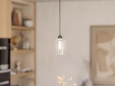 L000758 Ashley Furniture Glass Pendant Light 3D model