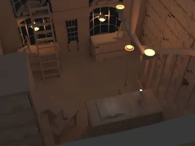 Harry Potter Olivanders shop 3D model