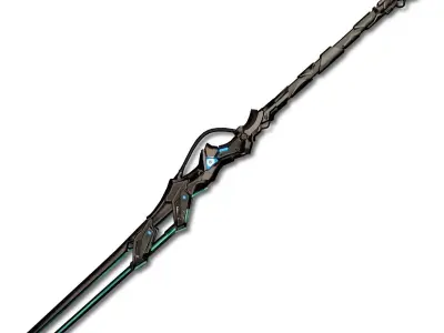 Ice Blade Low-poly 3D model