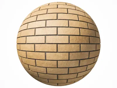 Yellow australian brick wall texture Texture