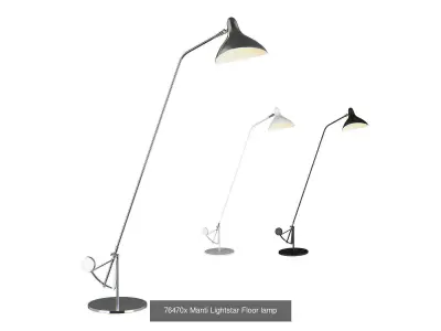 764 Manti Lightstar Collection of Lamps 3D Model Pack