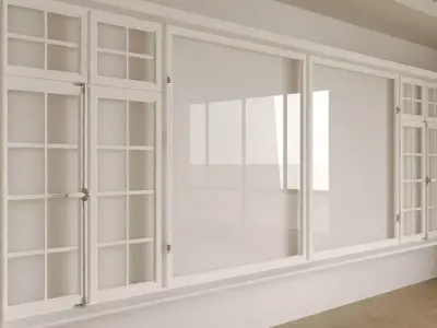 French - style windows 3D model