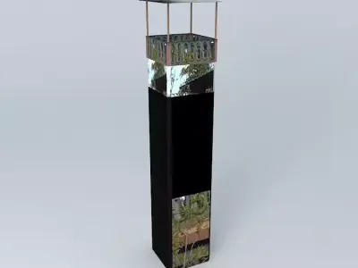 Mirador de la Olla dam Guanajuato 3D model