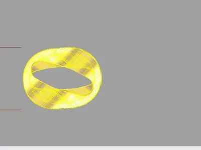 Chain Necklace lightweigt 3D print model