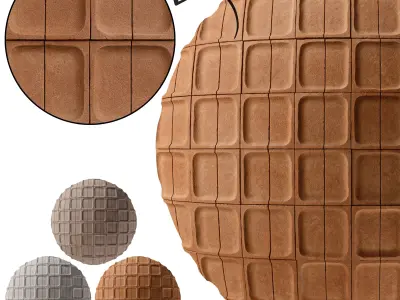 Tile Void Fornace Brion 01 Seamless Texture