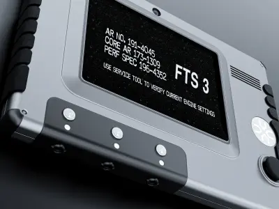 Sci-Fi Tablet 3D model