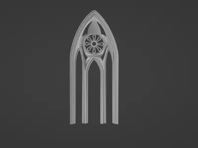 door  d Free low-poly 3D model