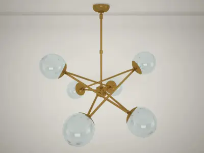 IAN K FOWLER Turenne Large Dynamic Chandelier 3D model