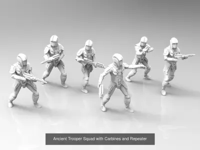 Ancient Dark Army Collection 3D Model Pack