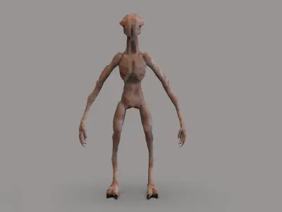 Fantasy Creature Low-poly 3D model