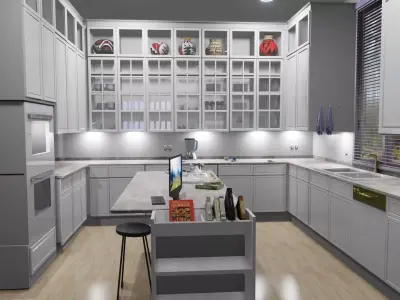 Kitchen Design 2021 3D model