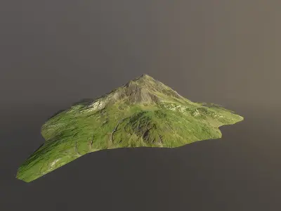 Background Landscapes Grass 5  Low-poly 3D model