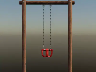  Toddler swing seat 3D model