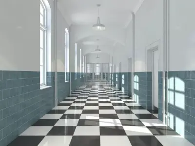 Asylum Mental Hospital 3D model