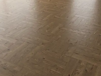  Parquet Oak Estate NEW Brushed set 4 3D model