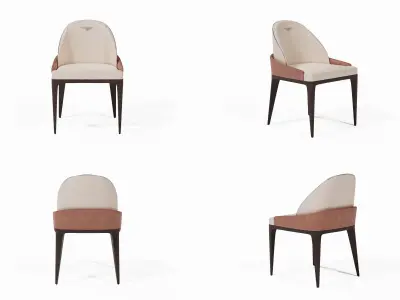 Bentley chair Low-poly 3D model