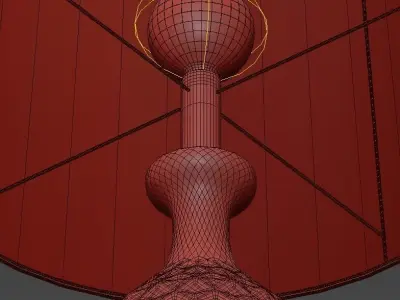 Bedside lamp 3D model 3