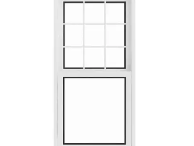 White Window 02 3D model