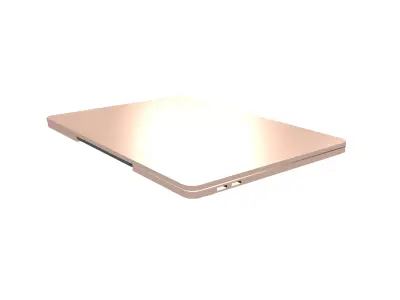 Laptop Close Mockup v1 002 Low-poly 3D model