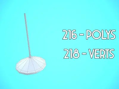 CEILING LAMP 01 CARTOON STYLIZED Low-poly 3D model