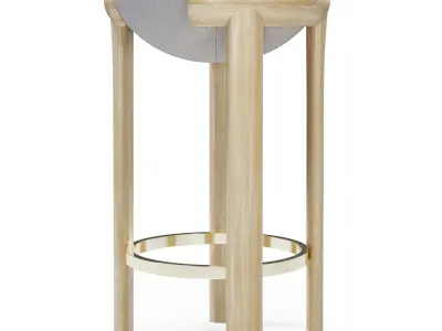 Toupis Bar Stool 3D model