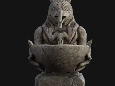 Sculpture fantasy 3D model