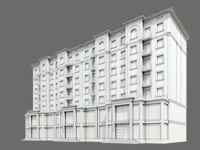 Residental Building ID041 3D model