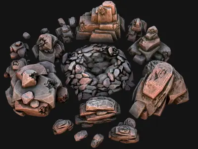 Stones Rocks Pebble Pack