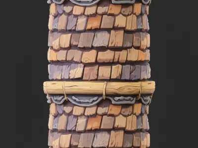 Stylized Roof Seamless Texture  Texture