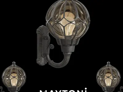 Wall Lamp Champs Elysees S110-26-01-R Maytoni Outdoor Free 3D model