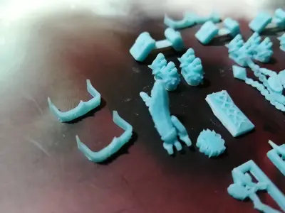 Space viking wolf bike upgrades 3D print model