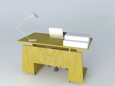 Work Station Free 3D model