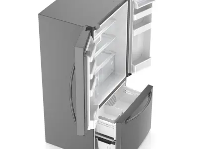 Samsung 20 cu ft Refrigerator 3D model