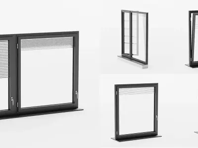 Windows Basic Low-poly 3D model