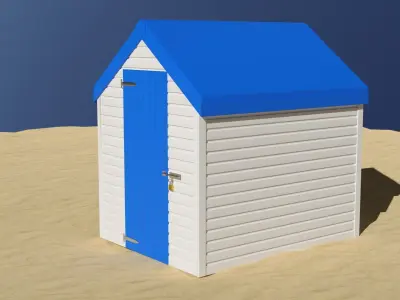 Beach Hut 3D model