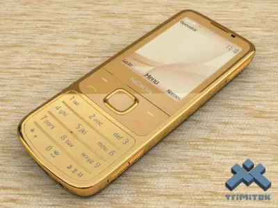 Nokia 6700 Classic 2009 - Gold 3D model
