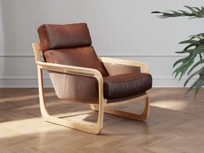 Pitu Chaise Lounge 3D model