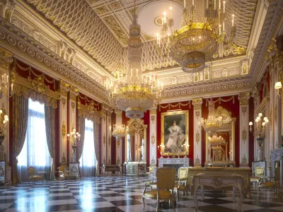  Buckingham Palace Red Mood 