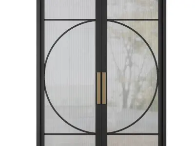 Entrance door set178 3D model