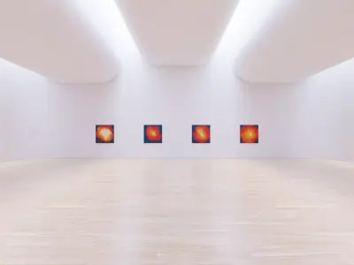 Art Museum Gallery Interior 19  Low-poly 3D model