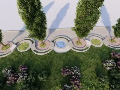 City park-Park-landscape 3D model buy