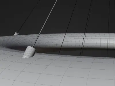 Ceiling lamp Free low-poly 3D model