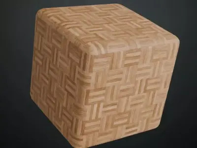 Modern Chevron Hardwood Flooring PBR Texture