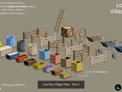 Low Poly Village Asset Pack