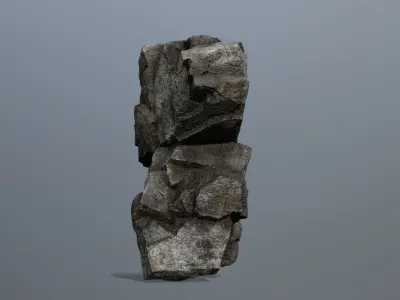 Rocks rock Low-poly 3D model buy