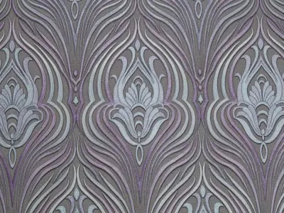 Art Deco Plum Fan Wallpaper Texture  Texture