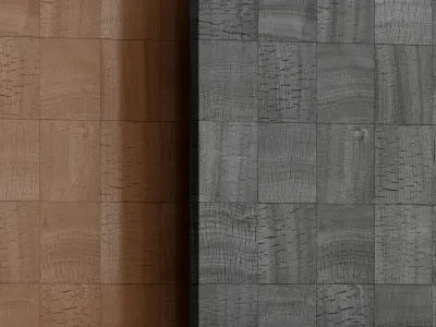 Wood 13 with 3 materials Texture