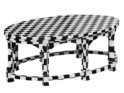 KING EDWARD VII COCKTAIL TABLE by bakerfurniture 3D model